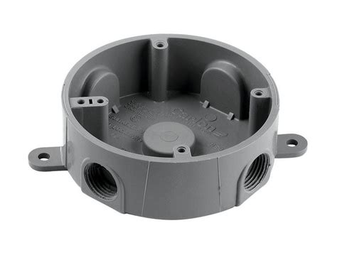 Carlon Pvc Round Outdoor Junction Box e365dr